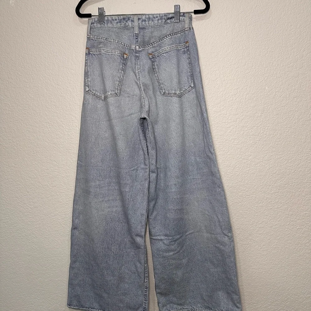 Cropped Miramar Sofie Wide-Leg Jeans Rag & Bone Women's 25 - Picture 10 of 11
